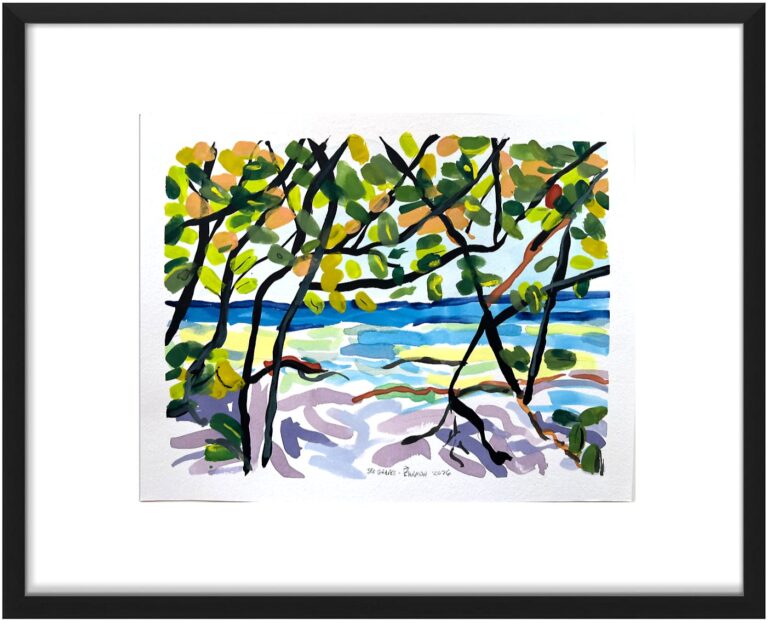 Sea Grape watercolor study #7
